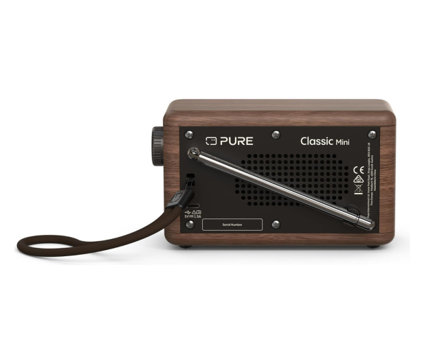 PURE Classic Mini Coffee Black/Walnt EU/UK/AU - 1538362 - zdjęcie 4